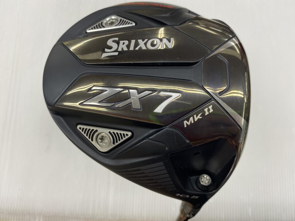 【中古】ダンロップ SRIXON ZX7 Mk2 ドライバー 10.5° Sフレックス 45.75インチ ヘッドカバーあり The ATTAS V2 5 リシャフト品 Cランク 右利き用 DUNLOP ゴルフクラブ スリクソンZX7 MK2 ゴルフドゥ ゴルフ