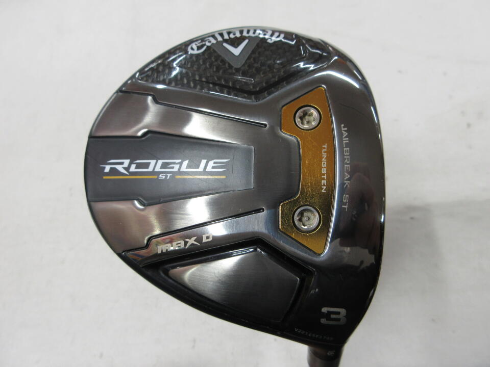 【中古】キャロウェイ ROGUE ST MAX D フェアウェイウッド 3W 16° Sフレックス 42.75インチ ヘッドカバーあり ◆リシャフト◆ツア?AD　MJ-6 リシャフト品 Cランク 右利き用 Callaway ゴルフクラブ ロ