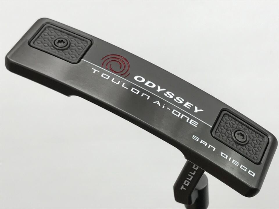 【中古】オデッセイ TOULON Ai-ONE SAN DIEGO H1 パター 34.0インチ ヘッドカバーあり STROKE LAB 70C RED Bランク 右利き用 ODYSSEY ゴルフクラブ ゴルフドゥ ゴルフ用品 GOLF DO 中古ゴルフクラブ