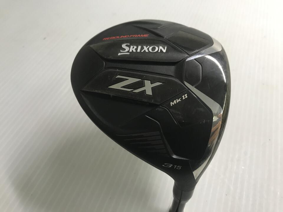 【中古】ダンロップ SRIXON ZX Mk2 フェアウェイウッド 3W 15° Sフレックス 43.5インチ ツアーAD EV-7 リシャフト品 Cランク 右利き用 DUNLOP ゴルフクラブ スリクソンZX MX2 ゴルフドゥ ゴルフ用品 GOLF D|ゴルフ ドゥ 中古クラブ店