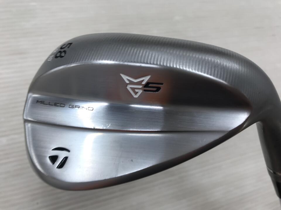 【中古】テーラーメイド MILLED GRIND 5 クローム ウェッジ 58° Sフレックス 34.75インチ NSプロ MODUS 3 TOUR 105 Cランク 右利き用 Taylormade ゴルフクラブ ミルドグラインド5 ゴルフドゥ ゴルフ用品 GOLF
