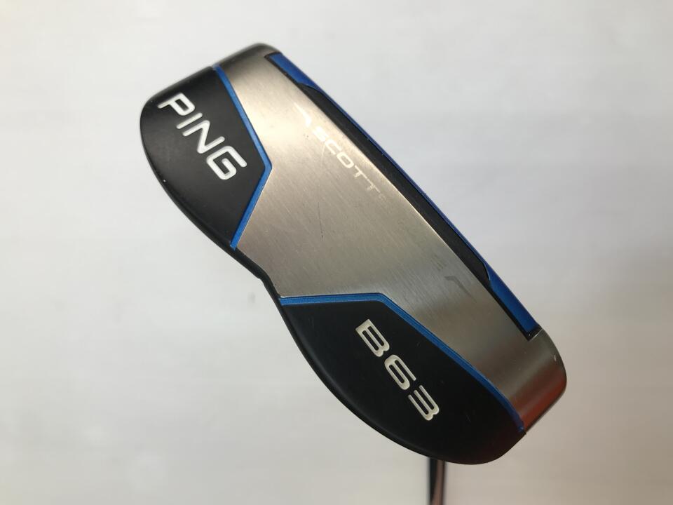 【中古】ピン SCOTTSDALE B63 パター 34.0インチ ヘッドカバーあり オリジナルスチール Cランク 右利き用 PING ゴルフクラブ スコッツデール ゴルフドゥ ゴルフ用品 GOLF DO 中古ゴルフクラブ