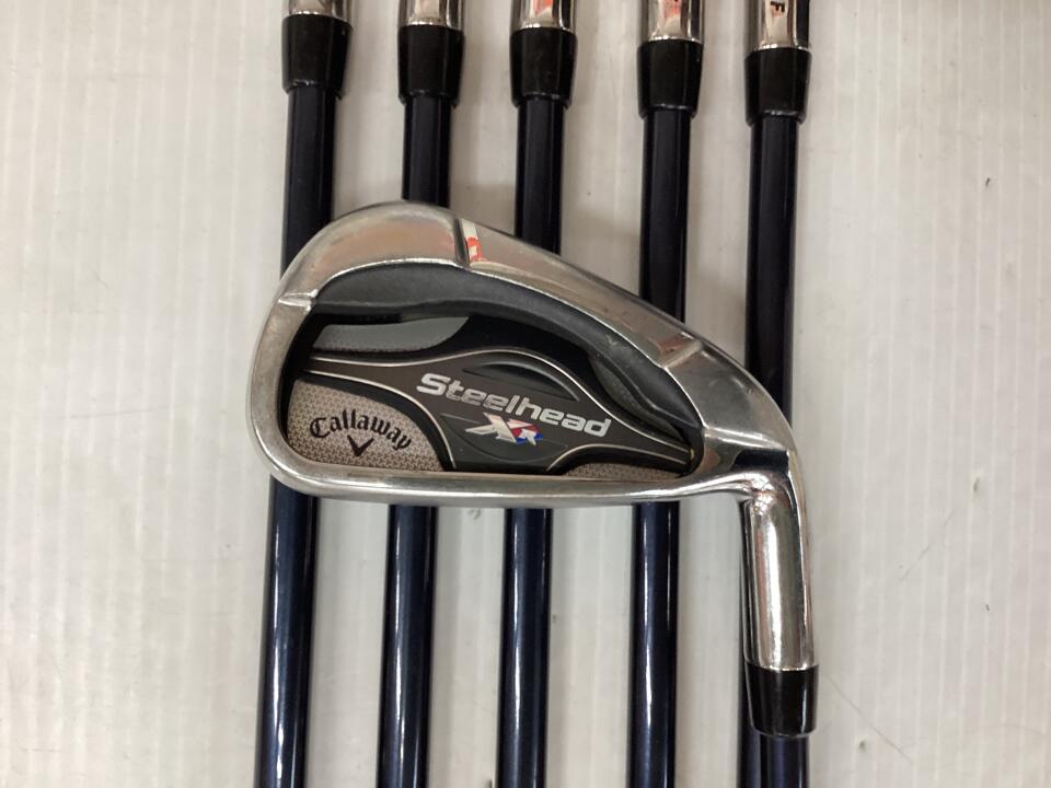 【中古】キャロウェイ Steelhead XR アイアンセット Rフレックス 38.5インチ XR Dランク 右利き用 Callaway ゴルフクラブ ゴルフドゥ ゴルフ用品 GOLF DO 中古ゴルフクラブ