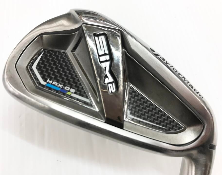 【中古】テーラーメイド SIM2 MAX・OS アイアンセット Sフレックス 38.5インチ KBS MAX MT85 JP Cランク 右利き用 Taylormade ゴルフクラブ シム2マックスOS ゴルフドゥ ゴルフ用品 GOLF DO 中古ゴルフクラ
