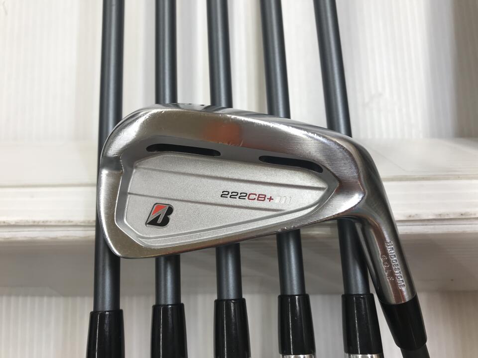 【中古】ブリヂストン 222CB+ アイアンセット Sフレックス 38.25インチ MCI-B65 リシャフト品 Cランク 右利き用 BRIDGESTONE ゴルフクラブ ゴルフドゥ ゴルフ用品 GOLF DO 中古ゴルフクラブ