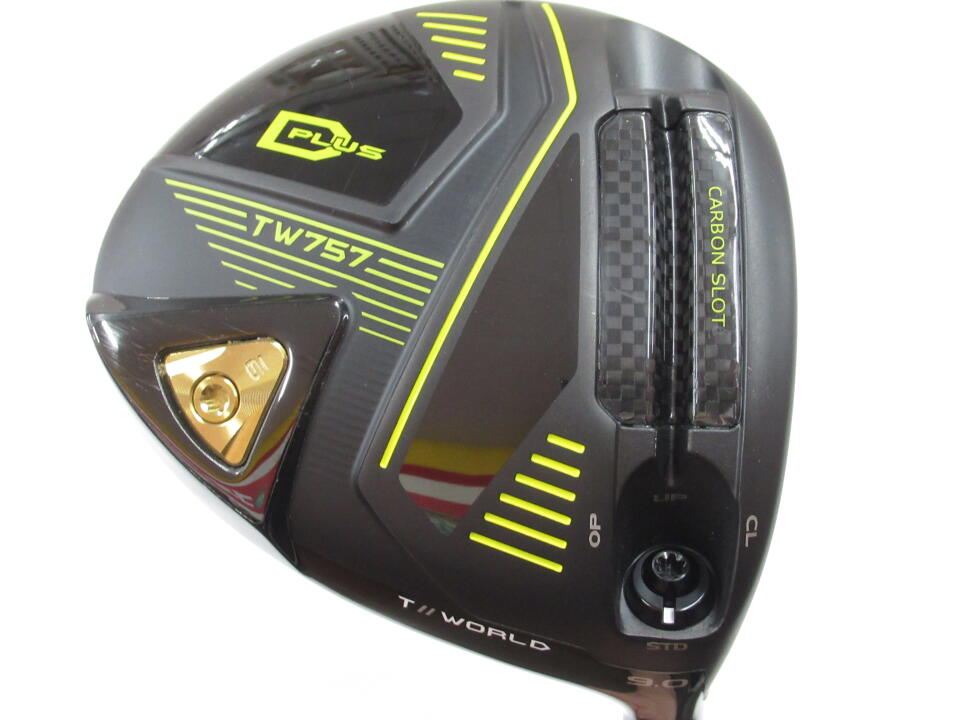 【中古】ホンマゴルフ TOUR WORLD TW757 D PLUS ドライバー 9° Sフレックス 45.5インチ ヘッドカバーあり VIZARD for TW757 45 Cランク 右利き用 ゴルフクラブ ツアーワールド ゴルフドゥ ゴルフ用品 GOLF DO