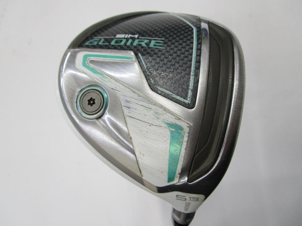 【中古】【レディースモデル】テーラーメイド SIM GLOIRE レディス フェアウェイウッド 5W 19° Lフレックス 41.5インチ ヘッドカバーあり AIR Speeder TM Dランク 右利き用 Taylormade ゴルフクラブ シム