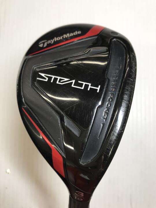 【中古】テーラーメイド STEALTH ユーティリティ 19° Sフレックス 40.25インチ ヘッドカバーあり TENSEI RED TM60 Cランク 右利き用 Taylormade ゴルフクラブ ステルス ゴルフドゥ ゴルフ用品 GOLF DO 中古