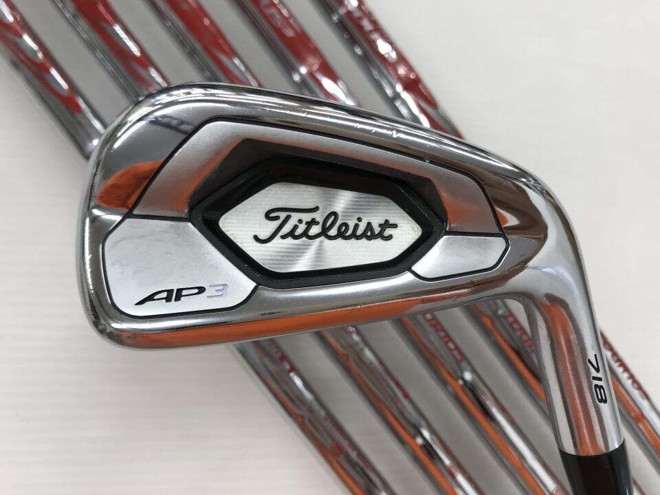 【中古】タイトリスト AP 3 718 アイアンセット Sフレックス 35.0インチ NSプロ MODUS 3 TOUR 105 Cランク 右利き用 Titleist ゴルフクラブ ゴルフドゥ ゴルフ用品 GOLF DO 中古ゴルフクラブ