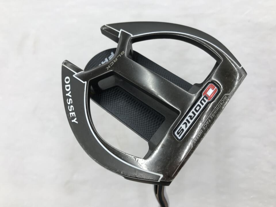 【中古】オデッセイ O-WORKS BLACK 2-BALL FANG パター 34.0インチ オリジナルスチール Dランク 右利き用 ODYSSEY ゴルフクラブ ゴルフドゥ ゴルフ用品 GOLF DO 中古ゴルフクラブ｜ゴルフ ドゥ 中古クラブ店