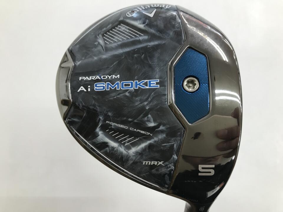 【中古】キャロウェイ PARADYM Ai SMOKE MAX フェアウェイウッド 5W 18° Sフレックス 42.5インチ SPEEDER NX BLACK 50 Cランク 右利き用 Callaway ゴルフクラブ パラダイムAiスモークマックス ゴルフドゥ ゴル