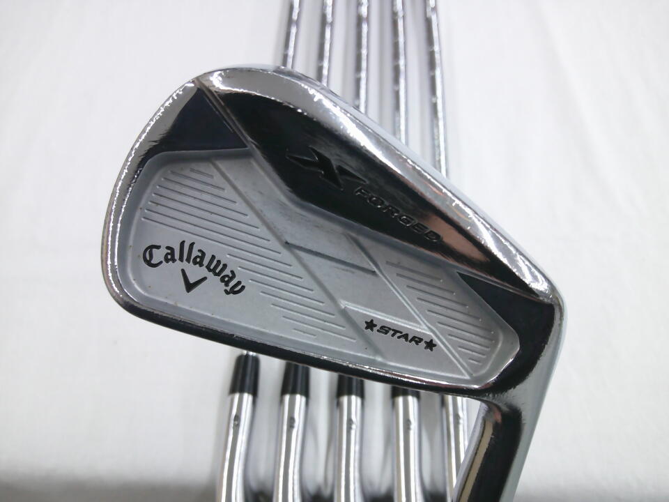 【中古】キャロウェイ X FORGED STAR アイアンセット 23° Sフレックス 38.25インチ NSプロ MODUS 3 TOUR 105 Dランク 右利き用 Callaway ゴルフクラブ エックスフォージドスター ゴルフドゥ ゴルフ用品 GOLF