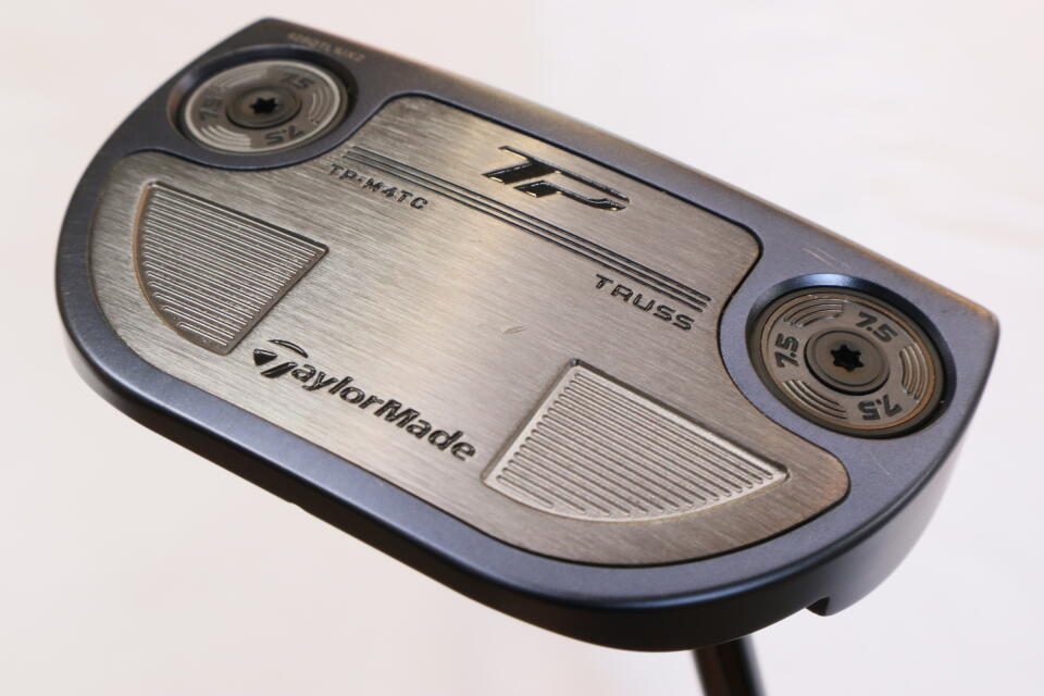 【中古】テーラーメイド TP TRUSS MID NIGHT BLUE M4TC パター 34.0インチ ヘッドカバーあり オリジナルスチール Cランク 右利き用 Taylormade ゴルフクラブ ゴルフドゥ ゴルフ用品 GOLF DO 中古ゴルフクラ