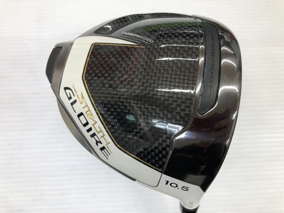 【中古】テーラーメイド STEALTH GLOIRE ドライバー 10.5° Sフレックス 45.5インチ ヘッドカバーあり ツアーAD CQ-5 Cランク 右利き用 Taylormade ゴルフクラブ ステルスグローレ ゴルフドゥ ゴルフ用品
