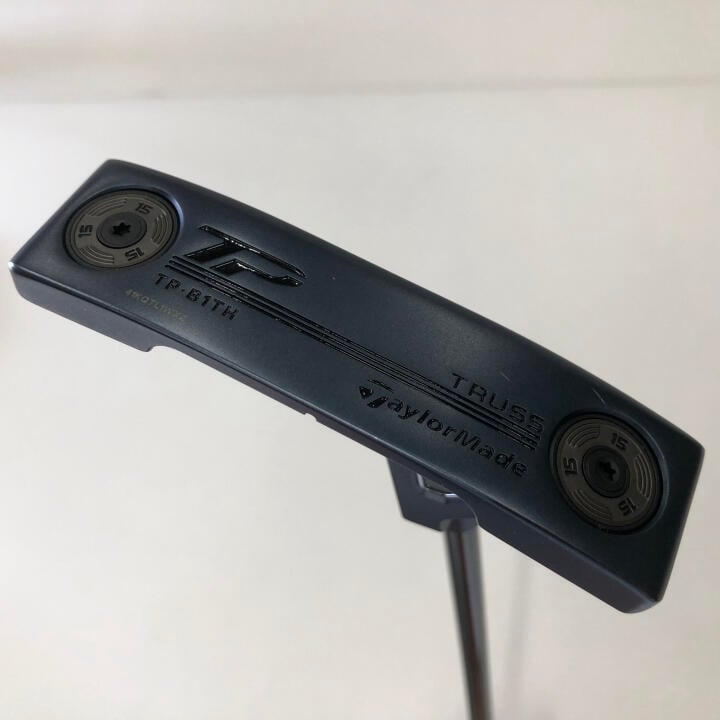 【中古】テーラーメイド TP TRUSS MID NIGHT BLUE B1TH パター 33.0インチ ヘッドカバーあり オリジナルスチール Cランク 右利き用 Taylormade ゴルフクラブ ゴルフドゥ ゴルフ用品 GOLF DO 中古ゴルフクラ