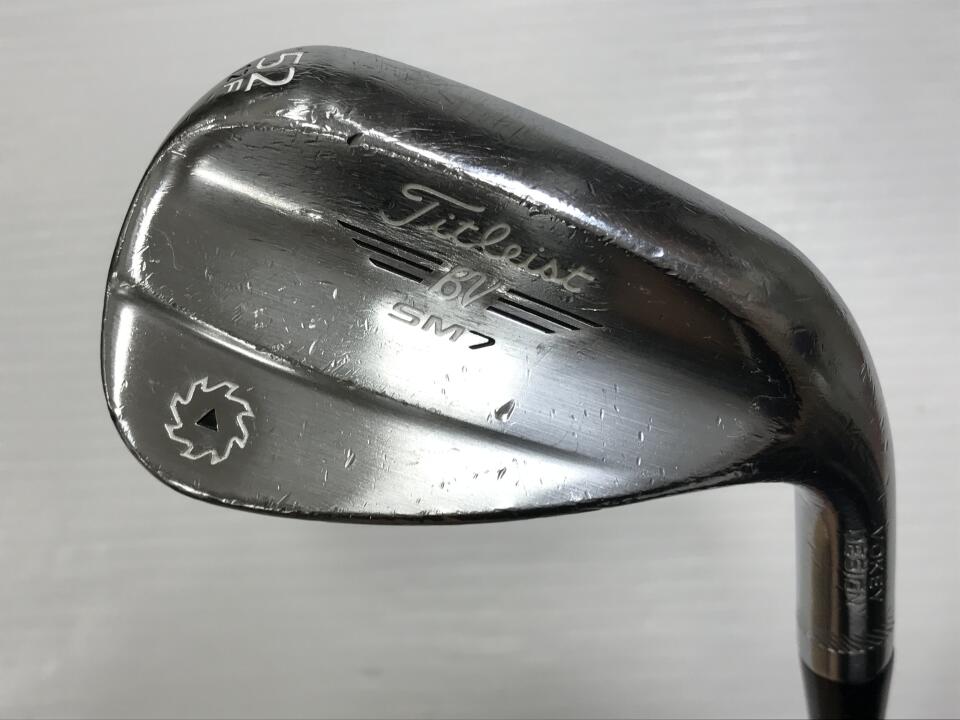 【中古】タイトリスト VOKEY SM7 TOUR CHROME ウェッジ 52° S200フレックス 35.25インチ ダイナミックゴールド Dランク 右利き用 Titleist ゴルフクラブ ボーケイ SM7 ツアークローム ゴルフドゥ ゴルフ