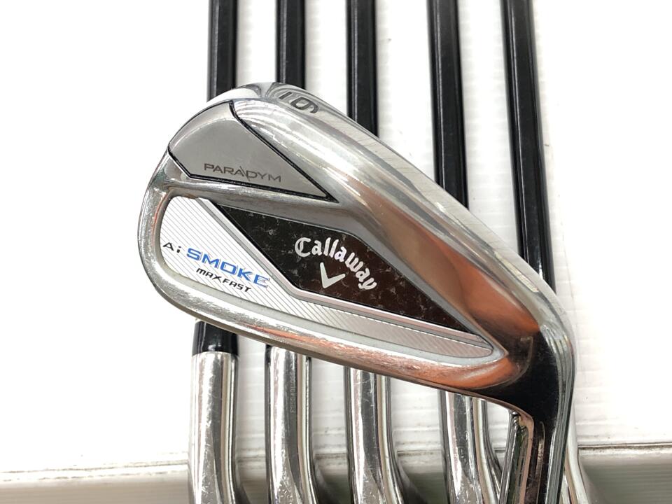 【中古】キャロウェイ PARADYM Ai SMOKE MAX FAST アイアンセット Rフレックス 37.5インチ TENSEI 40 for Callaway(Ai SMOKE) Dランク 右利き用 Callaway ゴルフクラブ パラダイムAiスモークマックスファスト ゴル