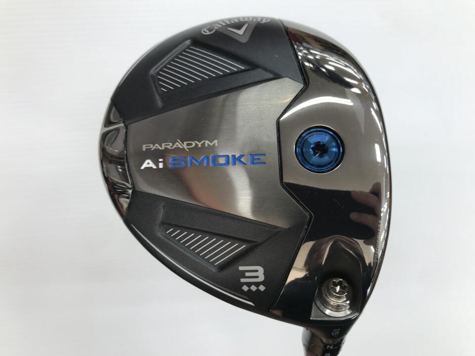 【中古】キャロウェイ PARADYM Ai SMOKE ◆◆◆ フェアウェイウッド 3W 15° Sフレックス 42.75インチ ヘッドカバーあり VENTUS GREEN 50for Callaway(ELYTE) リシャフト品 Cランク 右利き用 Callaway ゴルフクラ