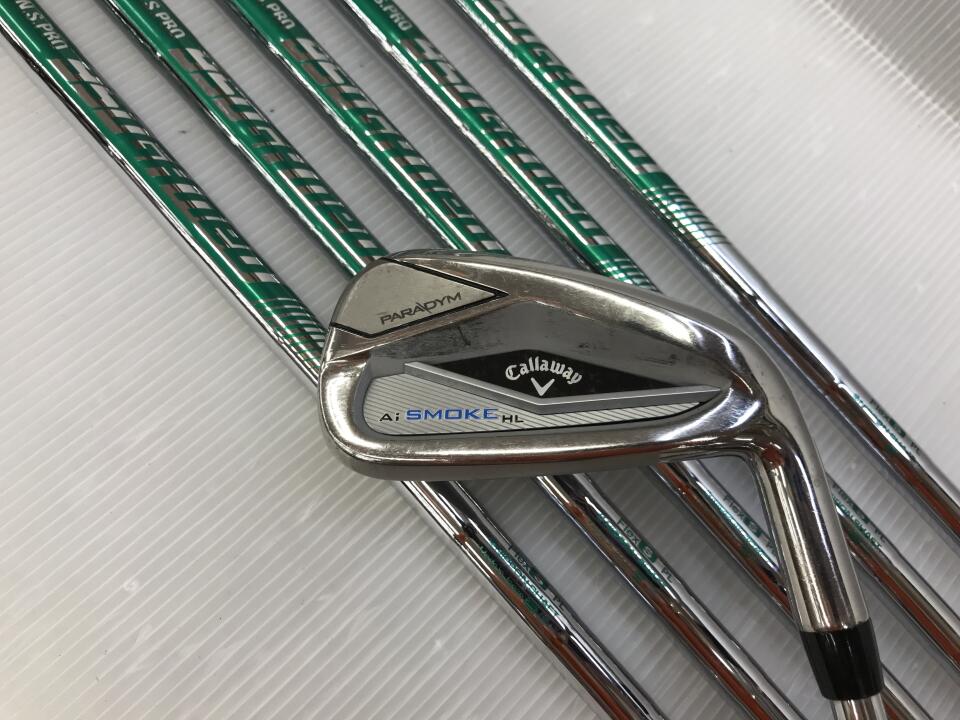 【中古】キャロウェイ PARADYM Ai SMOKE HL アイアンセット 27° Sフレックス 38.0インチ NSプロ950GH neo Cランク 右利き用 Callaway ゴルフクラブ パラダイムAiスモークHL ゴルフドゥ ゴルフ用品 GOLF DO 中