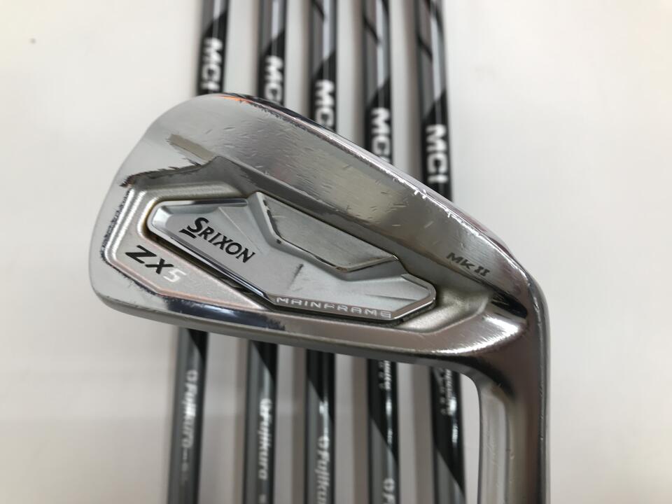 【中古】ダンロップ SRIXON ZX5 Mk2 アイアンセット Sフレックス 38.5インチ MCI BLACK 80 リシャフト品 Cランク 右利き用 DUNLOP ゴルフクラブ スリクソンZX5 MK2 ゴルフドゥ ゴルフ用品 GOLF DO 中古ゴル