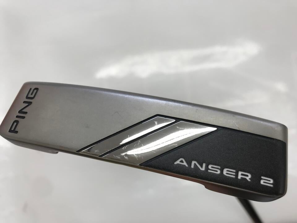 【中古】ピン 2024 ANSER 2 パター 34.0インチ ヘッドカバーあり オリジナルカーボン Cランク 右利き用 PING ゴルフクラブ ゴルフドゥ ゴルフ用品 GOLF DO 中古ゴルフクラブ|ゴルフ ドゥ 中古クラブ店
