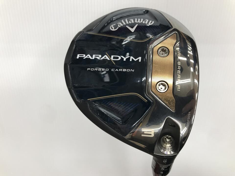 【中古】キャロウェイ PARADYM フェアウェイウッド 3W 15° Sフレックス 42.75インチ TENSEI GREEN 60for Callaway リシャフト品 Cランク 右利き用 Callaway ゴルフクラブ パラダイム ゴルフドゥ ゴルフ用品 G