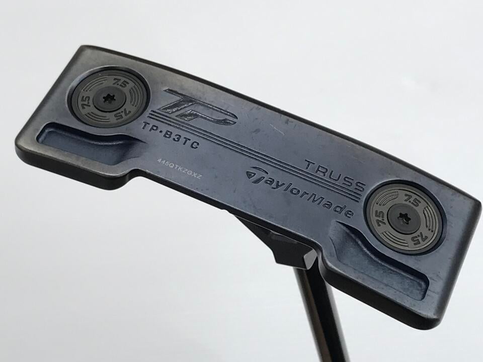 【中古】テーラーメイド TP TRUSS MID NIGHT BLUE B3TC パター 34.0インチ ヘッドカバーあり オリジナルスチール Cランク 右利き用 Taylormade ゴルフクラブ ゴルフドゥ ゴルフ用品 GOLF DO 中古ゴルフクラ