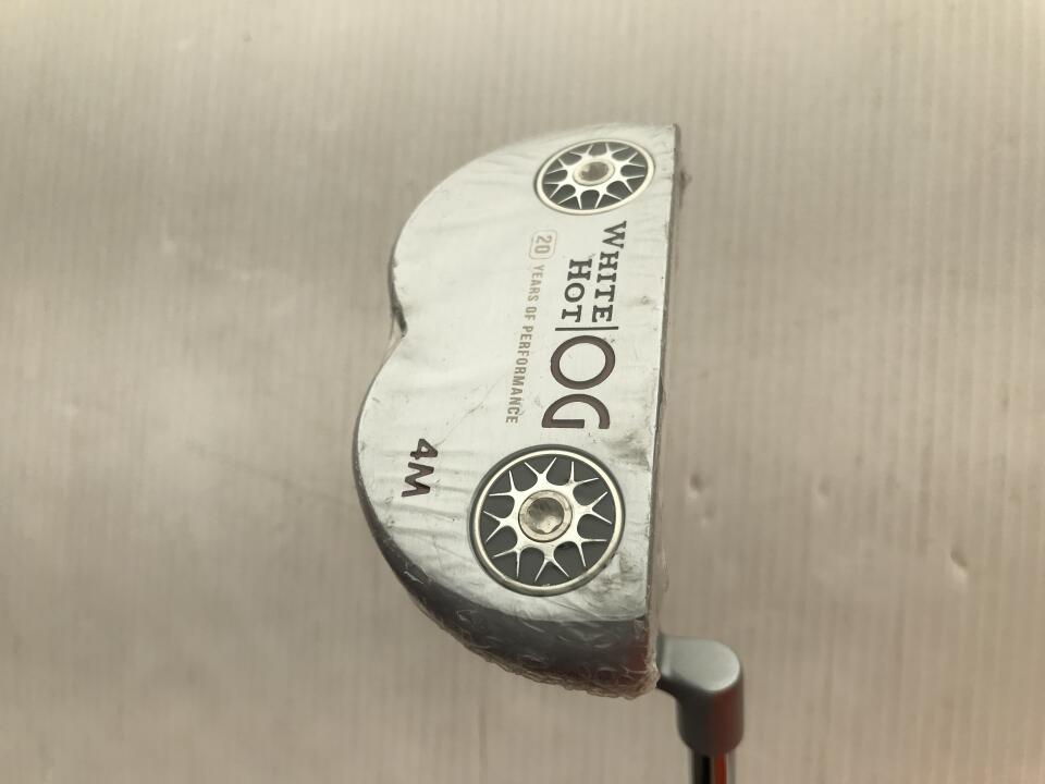 【中古】オデッセイ ホワイト ホット OG #4M パター 34.0インチ ヘッドカバーあり オリジナルスチール Sランク 右利き用 ODYSSEY ゴルフクラブ ゴルフドゥ ゴルフ用品 GOLF DO 中古ゴルフクラブ