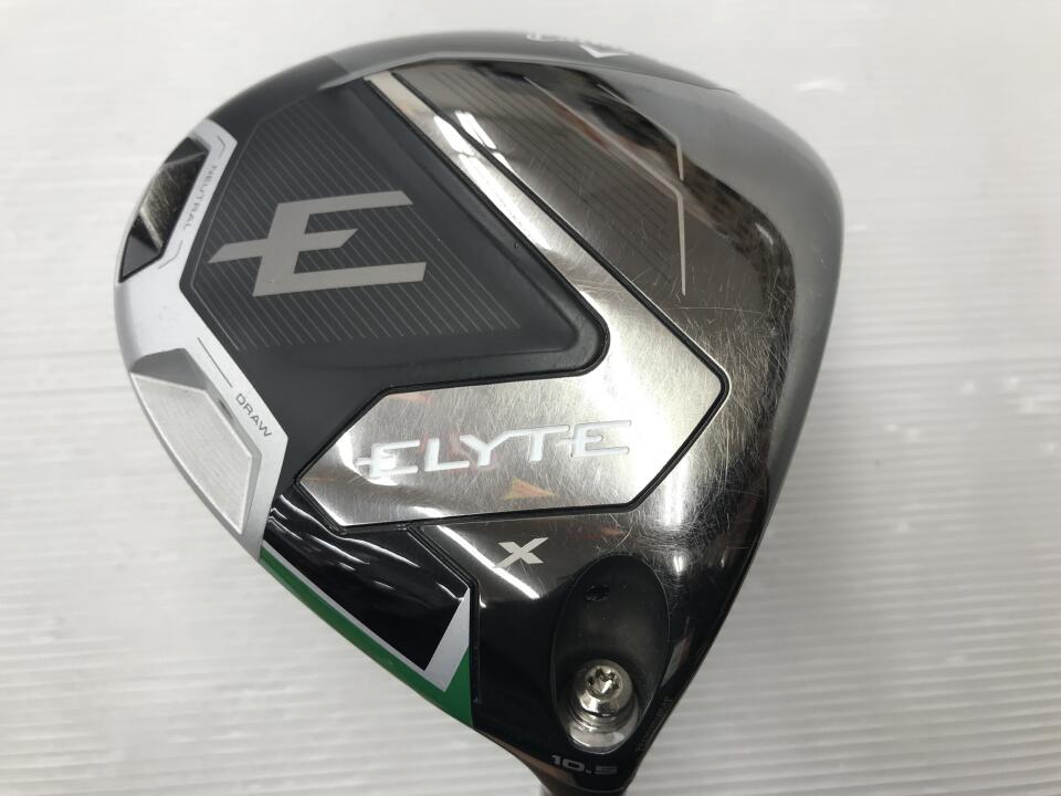 【中古】キャロウェイ ELYTE X ドライバー 10.5&deg; Sフレックス 45.25インチ ヘッドカバーあり SPEEDER NXBLACK 60 リシャフト品 Cランク 右利き用 Callaway ゴルフクラブ エリートエックス ゴルフドゥ ゴ｜ゴルフ ドゥ 中古クラブ店