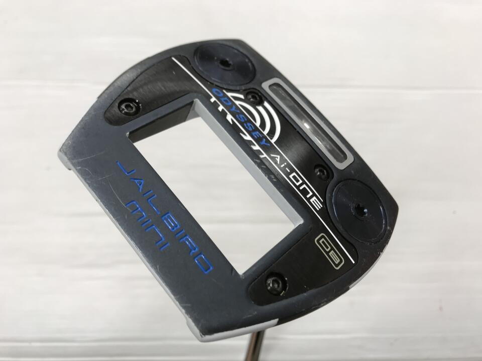 【中古】オデッセイ Ai-ONE JAILBIRD MINI VERSA90 DB パター 34.0インチ ヘッドカバーあり オリジナルスチール Dランク 右利き用 ODYSSEY ゴルフクラブ ゴルフドゥ ゴルフ用品 GOLF DO 中古ゴルフクラブ