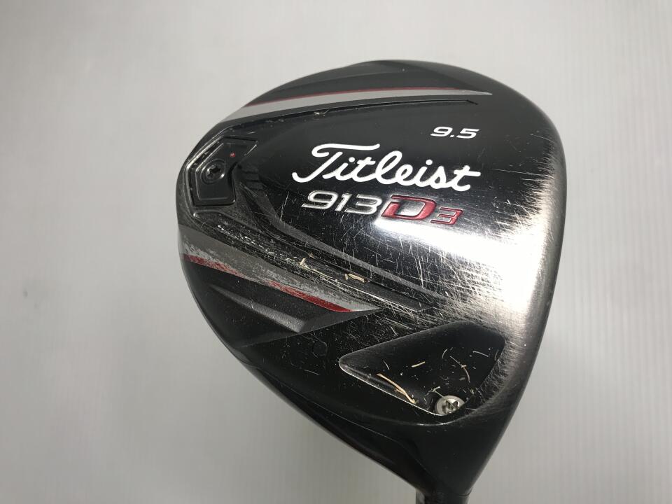【中古】タイトリスト 913D3 ドライバー 9.5° Sフレックス 45.5インチ タイトリスト・ランバックス 55 Dランク 右利き用 Titleist ゴルフクラブ ゴルフドゥ ゴルフ用品 GOLF DO 中古ゴルフクラブ
