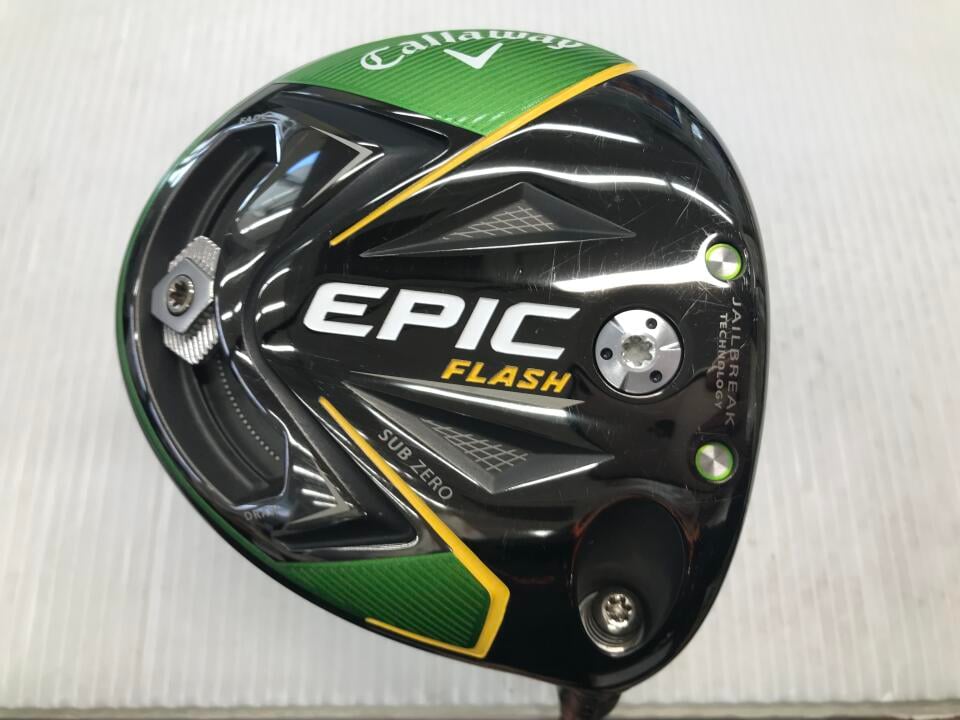 【中古】キャロウェイ EPIC FLASH SUB ZERO ドライバー 9° Sフレックス 45.5インチ ディアマナ DF60 リシャフト品 Cランク 右利き用 Callaway ゴルフクラブ エピックフラッシュサブゼロ ゴルフドゥ ゴ