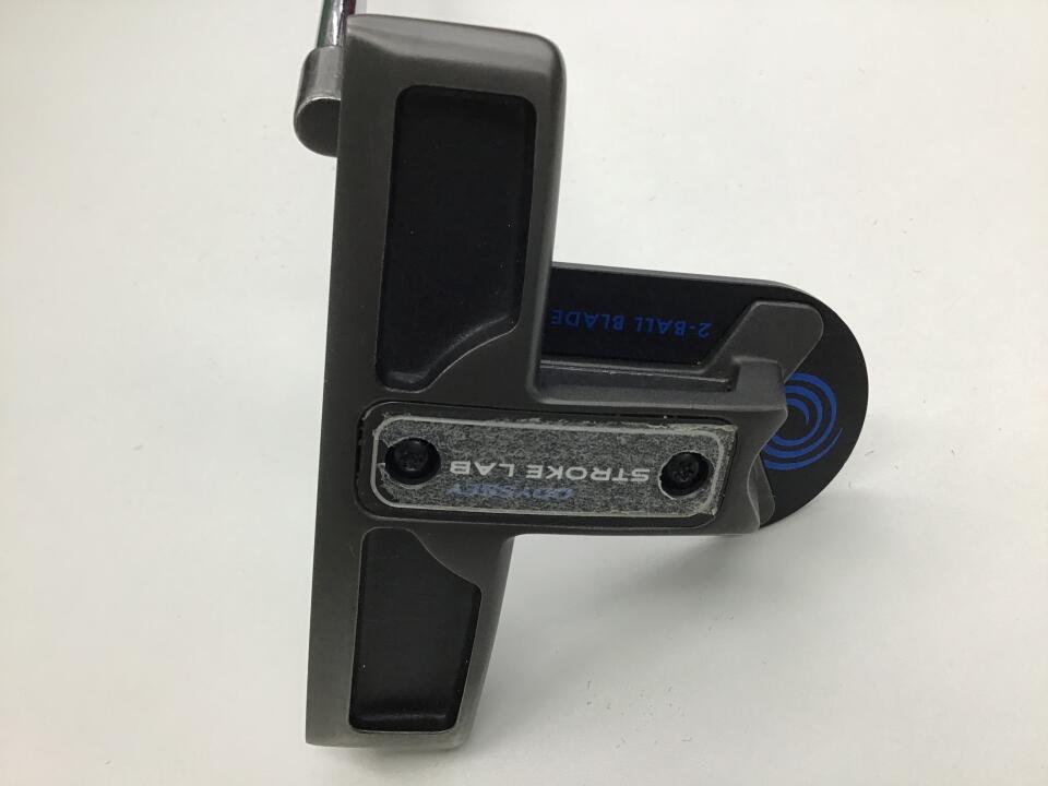 【中古】オデッセイ STROKE LAB 2・BALL BLADE パター 33.0インチ ヘッドカバーあり オリジナルスチール Cランク 右利き用 ODYSSEY ゴルフクラブ ゴルフドゥ ゴルフ用品 GOLF DO 中古ゴルフクラブ