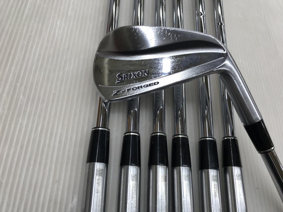 【中古】ダンロップ SRIXON Z-FORGED アイアンセット 26° X100フレックス 38.0インチ ﾀﾞｲﾅﾐｯｸｺﾞｰﾙﾄﾞ リシャフト品 Cランク 右利き用 DUNLOP ゴルフクラブ スリクソンZフォージド ゴルフ