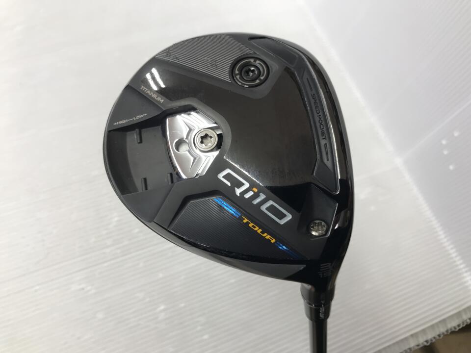 【中古】テーラーメイド Qi10 TOUR フェアウェイウッド 3W 15° Sフレックス 43.25インチ ヘッドカバーあり Diamana SILVER TM50 Cランク 右利き用 Taylormade ゴルフクラブ Qi10ツアー ゴルフドゥ ゴルフ用