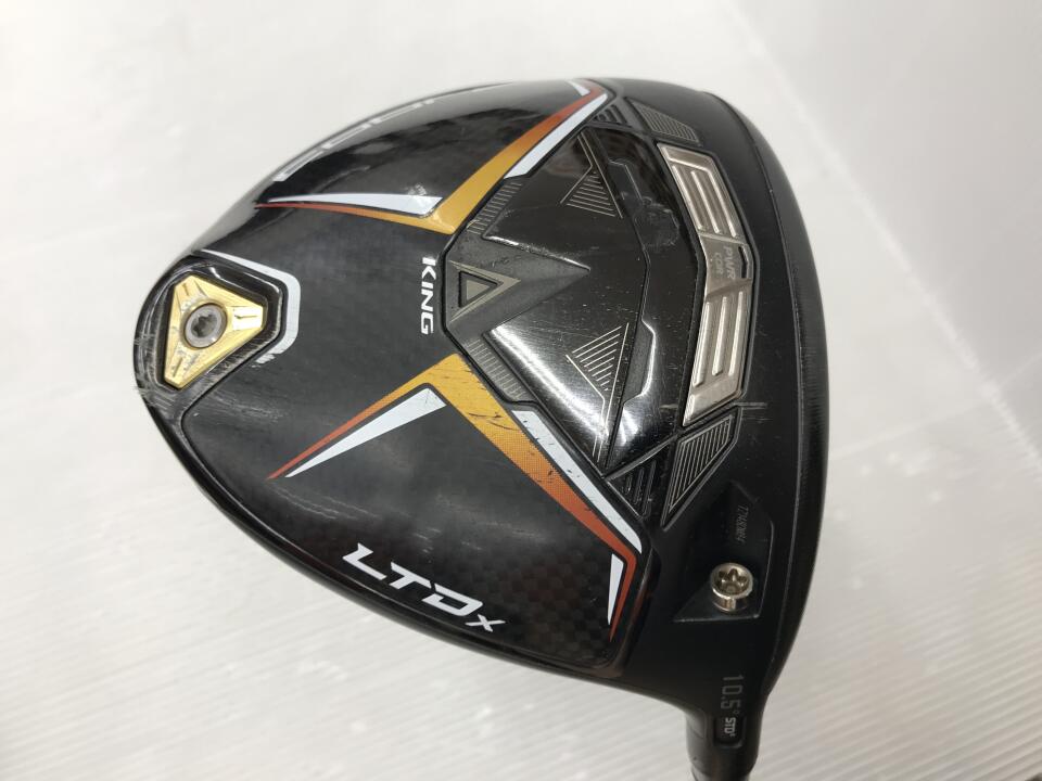 【中古】コブラ KING LTDx Gold/Black ドライバー 10.5° Sフレックス 45.0インチ KUROKAGE XM60 リシャフト品 Dランク 右利き用 COBRA ゴルフクラブ キング ゴルフドゥ ゴルフ用品 GOLF DO 中古ゴルフクラブ