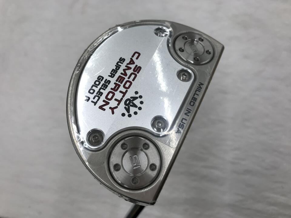 【中古】タイトリスト SC SUPER SELECT GOLO 6 パター 34.0インチ ヘッドカバーあり オリジナルスチール Sランク 右利き用 Titleist ゴルフクラブ スコッティキャメロン スーパーセレクト ゴーロー ゴ|ゴルフ ドゥ 中古クラブ店