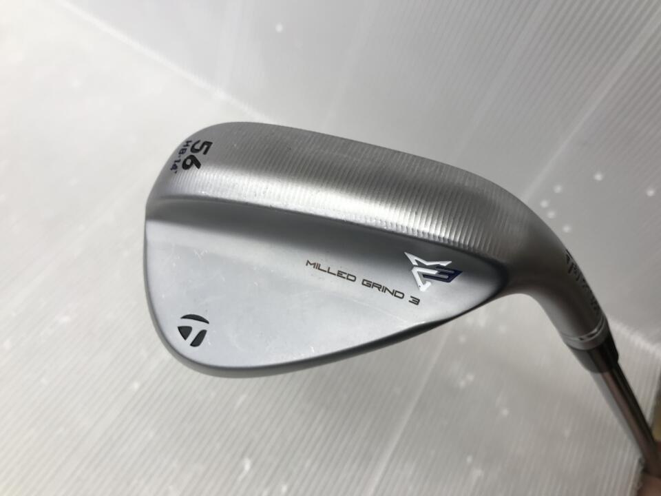 【中古】テーラーメイド MILLED GRIND 3 クローム ウェッジ 56° S200フレックス 35.25インチ ダイナミックゴールド HT Cランク 右利き用 Taylormade ゴルフクラブ ミルドグラインド3 ゴルフドゥ ゴルフ