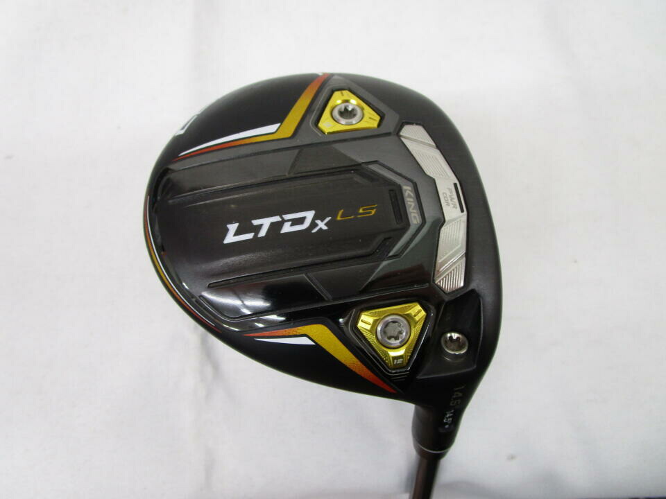【中古】コブラ KING LTDx LS Gold/Black フェアウェイウッド 3W 14.5° Sフレックス 43.25インチ ヘッドカバーあり ◆リシャフト◆cobra Speeder 5 リシャフト品 Cランク 右利き用 COBRA ゴルフクラブ キング