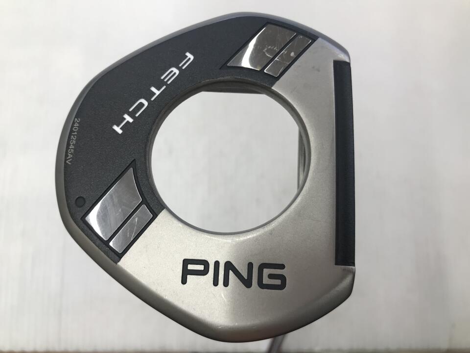 【中古】ピン 2024 FETCH パター 34.0インチ ヘッドカバーあり オリジナルスチール Cランク 右利き用 PING ゴルフクラブ ゴルフドゥ ゴルフ用品 GOLF DO 中古ゴルフクラブ