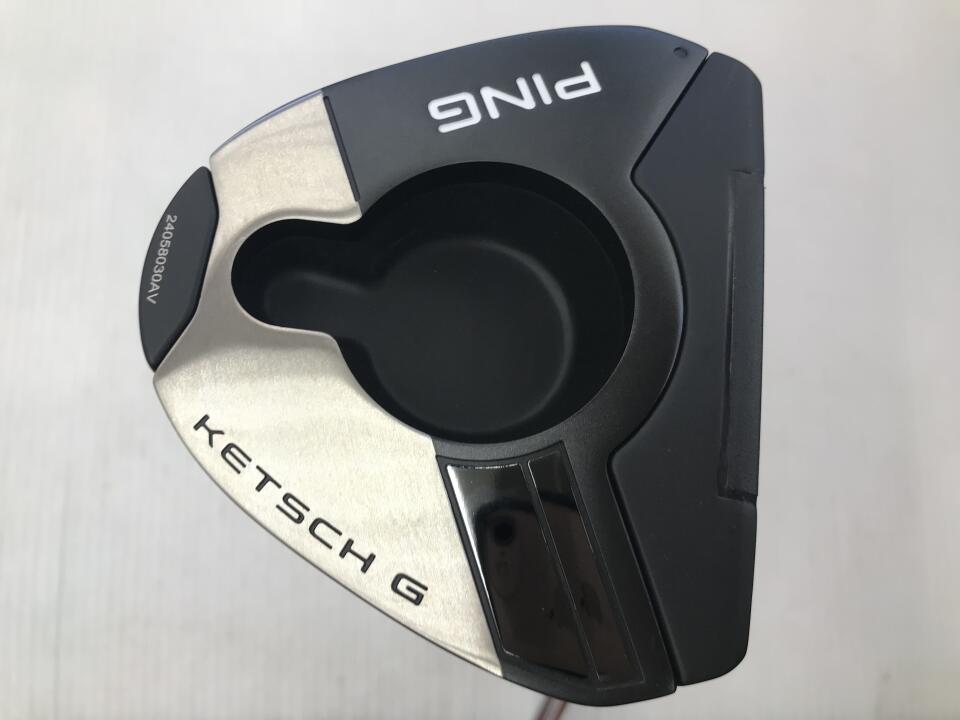 【中古】ピン 2024 KETSCH G パター 34.0インチ ヘッドカバーあり オリジナルスチール Cランク 右利き用 PING ゴルフクラブ ゴルフドゥ ゴルフ用品 GOLF DO 中古ゴルフクラブ