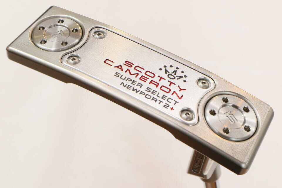 【中古】タイトリスト SC SUPER SELECT NEWPORT 2+ パター 34.0インチ ヘッドカバーあり オリジナルスチール Bランク 右利き用 Titleist ゴルフクラブ スコッティキャメロン スーパーセレクト ニューポ｜ゴルフ ドゥ 中古クラブ店