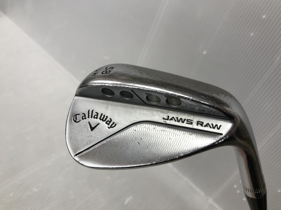 【中古】キャロウェイ JAWS RAW クロム ウェッジ 58° Sフレックス 34.75インチ NSプロ MODUS 3 TOUR 105 Dランク 右利き用 Callaway ゴルフクラブ ジョーズ ロウ ゴルフドゥ ゴルフ用品 GOLF DO 中古ゴルフ