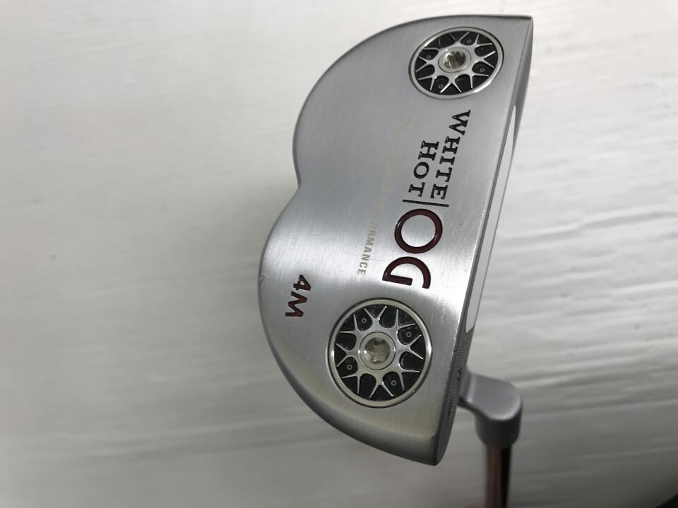 【中古】オデッセイ ホワイト ホット OG #4M パター 33.0インチ ヘッドカバーあり STROKE LAB Cランク 右利き用 ODYSSEY ゴルフクラブ ゴルフドゥ ゴルフ用品 GOLF DO 中古ゴルフクラブ