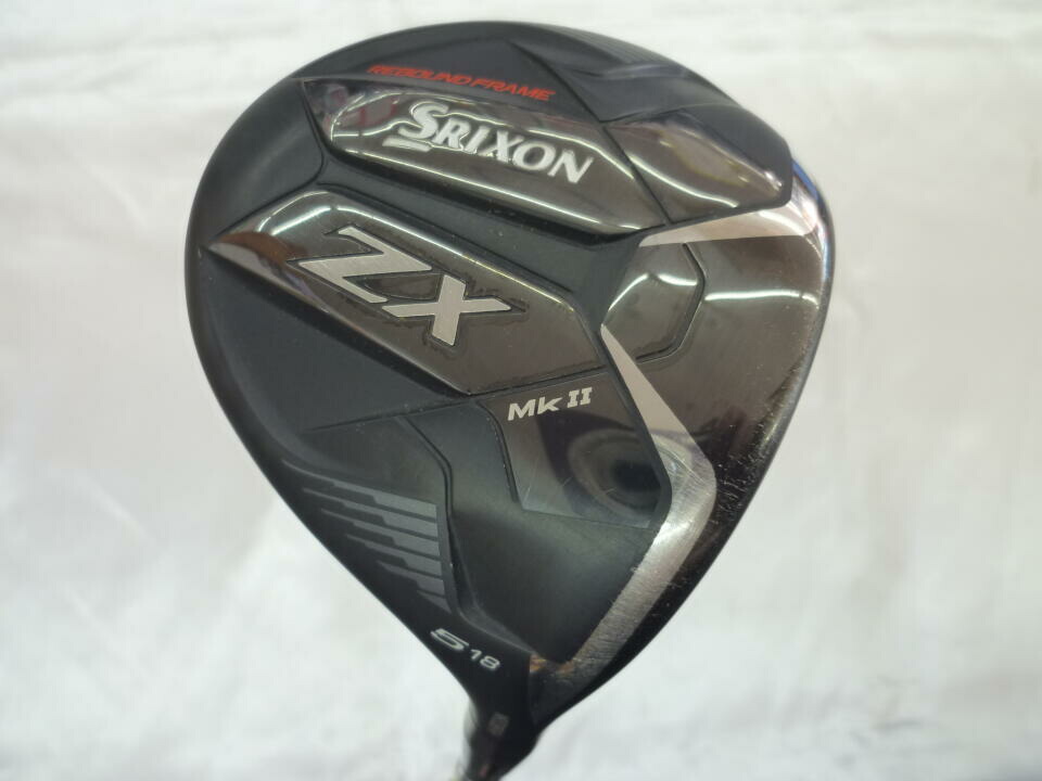 【中古】ダンロップ SRIXON ZX Mk2 フェアウェイウッド 5W 18° Sフレックス 42.5インチ ヘッドカバーあり Diamana ZX-2 50 Cランク 右利き用 DUNLOP ゴルフクラブ スリクソンZX MX2 ゴルフドゥ ゴルフ用品 G
