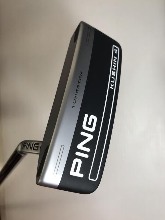【中古】ピン 2023 KUSHIN 4 パター 34.0インチ ヘッドカバーあり オリジナルスチール Bランク 左利き用 PING ゴルフクラブ ゴルフドゥ ゴルフ用品 GOLF DO 中古ゴルフクラブ