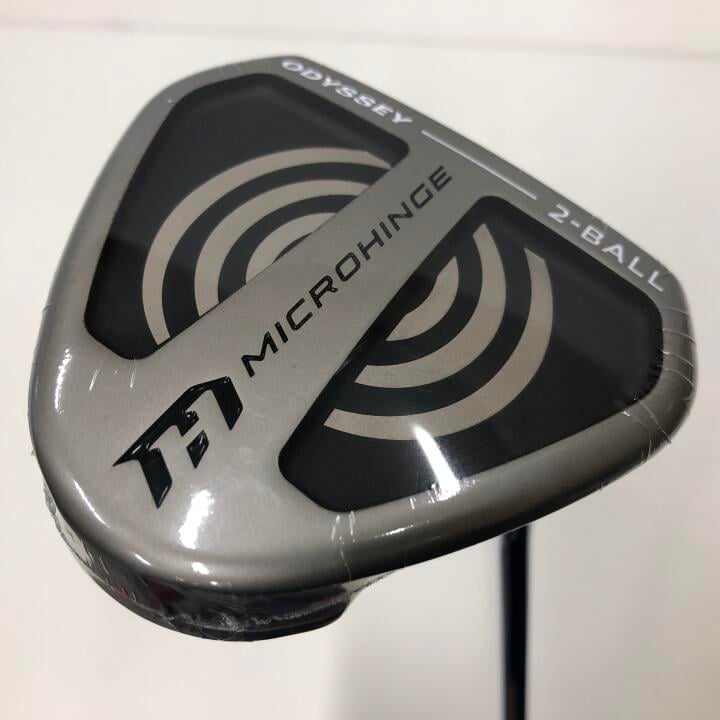 【中古】オデッセイ MICROHINGE 2-BALL V-LINE パター 33.0インチ ヘッドカバーあり オリジナルスチール Aランク 右利き用 ODYSSEY ゴルフクラブ ゴルフドゥ ゴルフ用品 GOLF DO 中古ゴルフクラブ