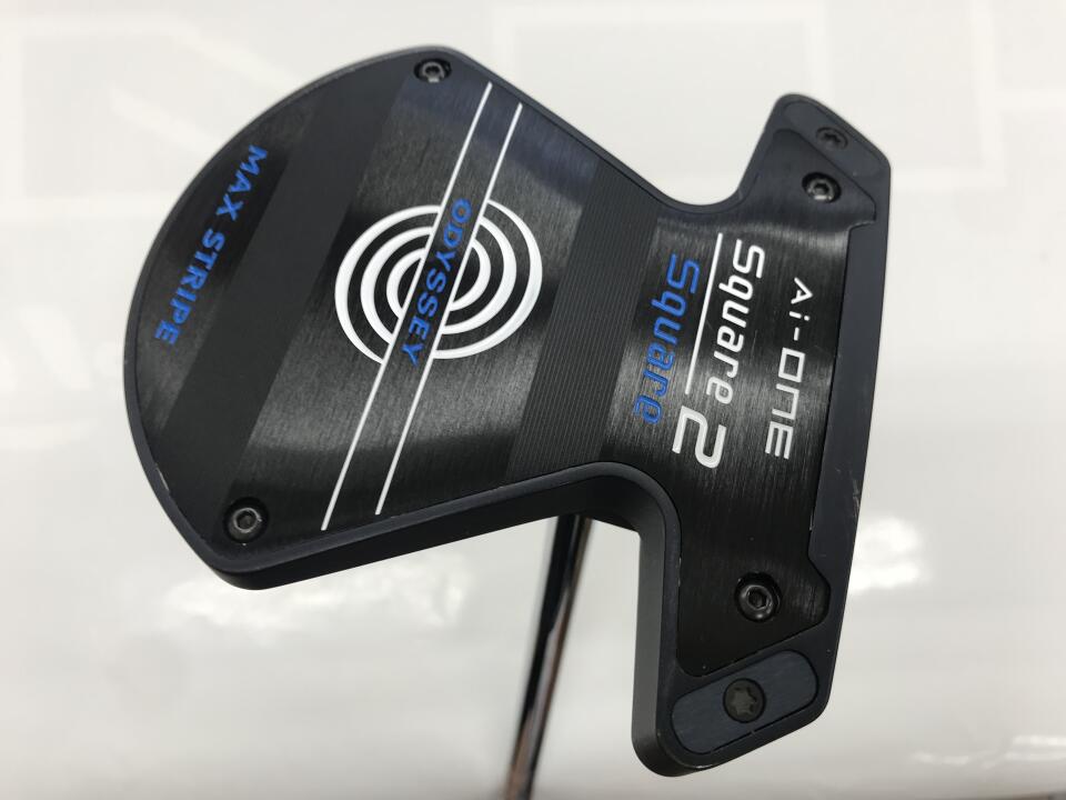 【中古】オデッセイ Ai-ONE Square 2 Square MAX STRIPE パター 34.0インチ オリジナルスチール Cランク 右利き用 ODYSSEY ゴルフクラブ ゴルフドゥ ゴルフ用品 GOLF DO 中古ゴルフクラブ