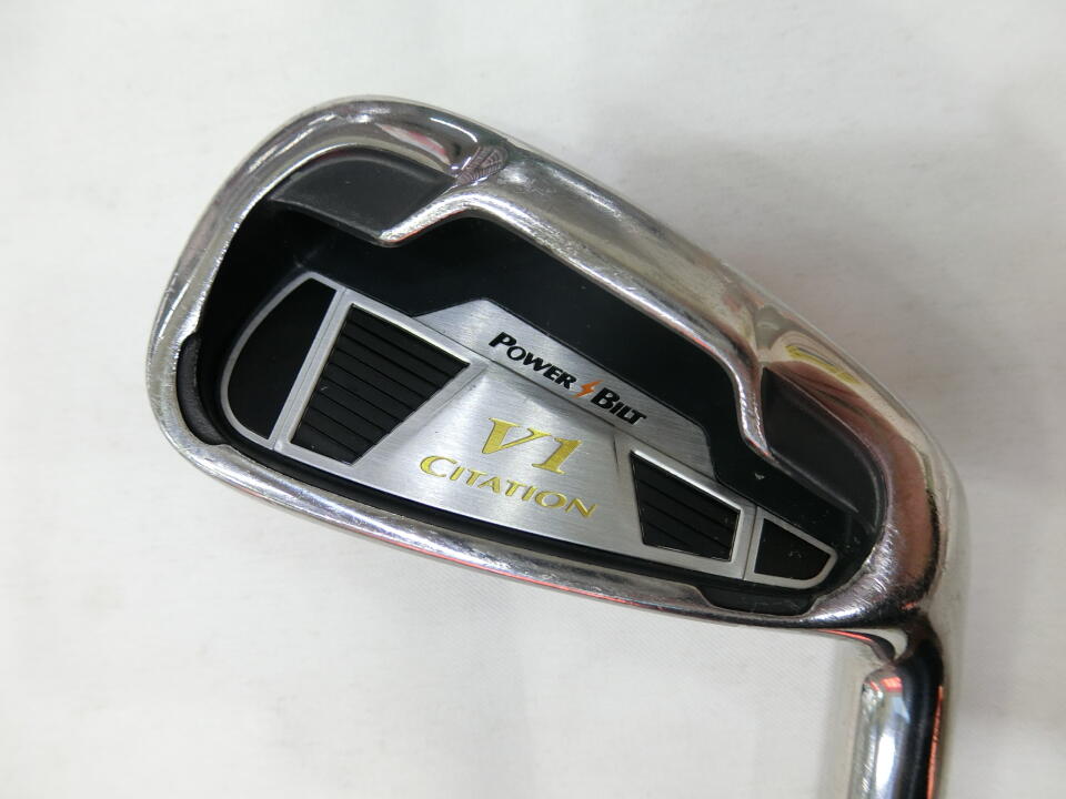 【中古】パワービルト サイテーション V1 アイアンセット 24° Rフレックス 38.0インチ ヘッドカバーあり オリジナルカーボン Cランク 右利き用 POWER BILT ゴルフクラブ ゴルフドゥ ゴルフ用品 GO|ゴルフ ドゥ 中古クラブ店