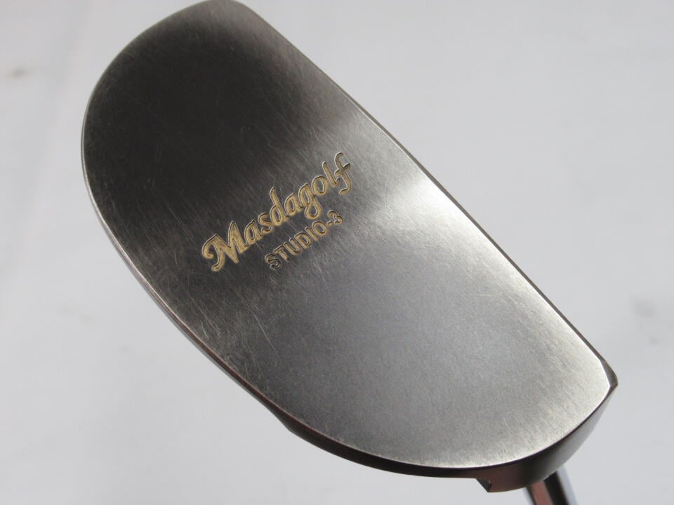【中古】マスダ STUDIO-3 パター 34.0インチ ヘッドカバーあり オリジナルスチール Cランク 右利き用 Masda ゴルフクラブ ゴルフドゥ ゴルフ用品 GOLF DO 中古ゴルフクラブ|ゴルフ ドゥ 中古クラブ店